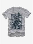 Star Wars Episode VII Characters The Force Awakens T-Shirt, SILVER, hi-res