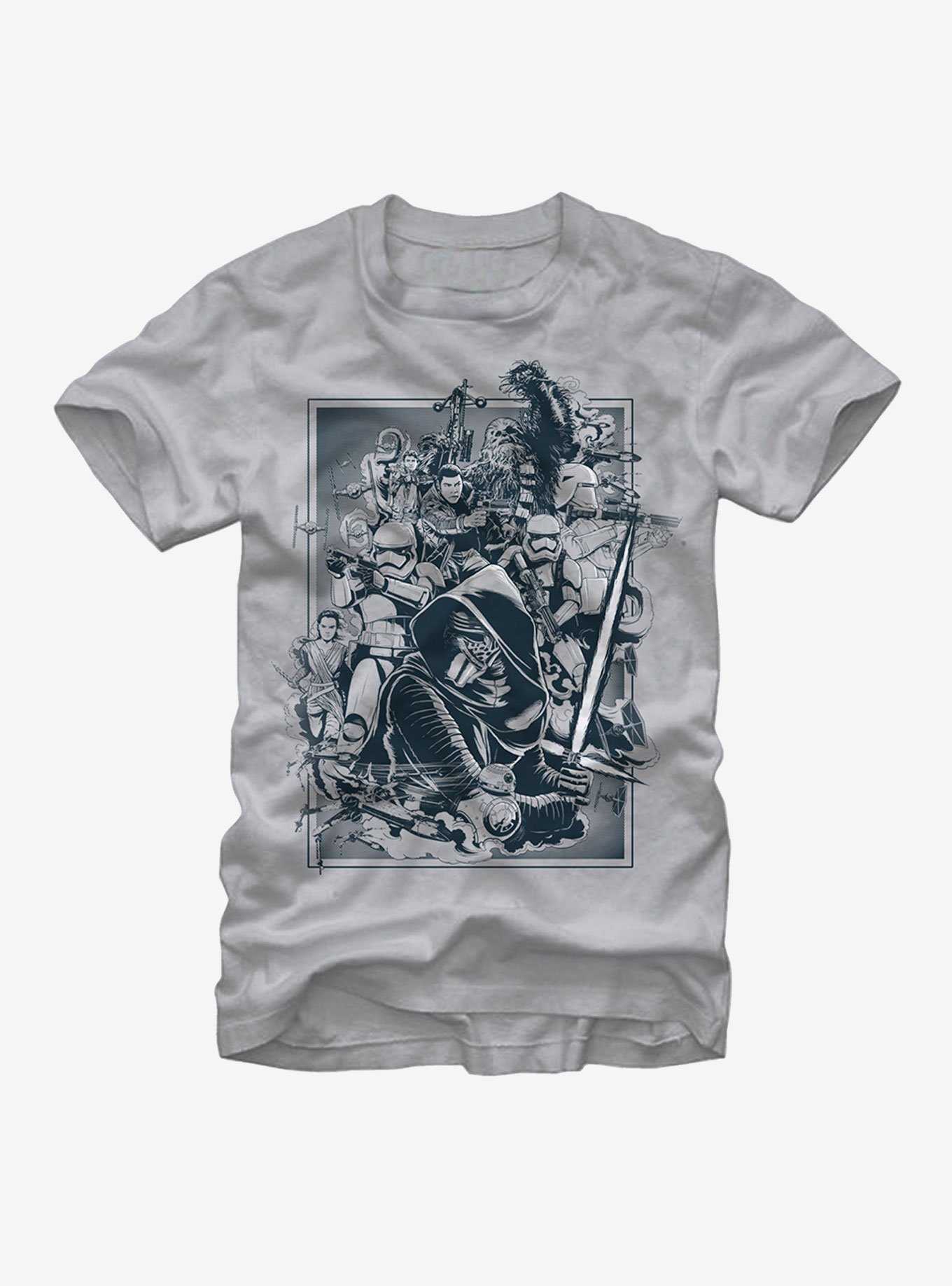 Star Wars Episode VII Characters The Force Awakens T-Shirt, , hi-res