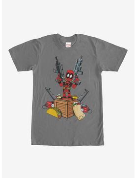 Marvel Deadpool Weapons & Food T-Shirt, , hi-res