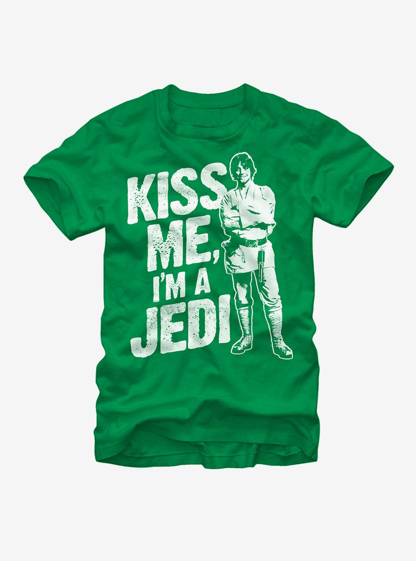 Star Wars Kiss Me I'm a Jedi T-Shirt, KELLY, hi-res