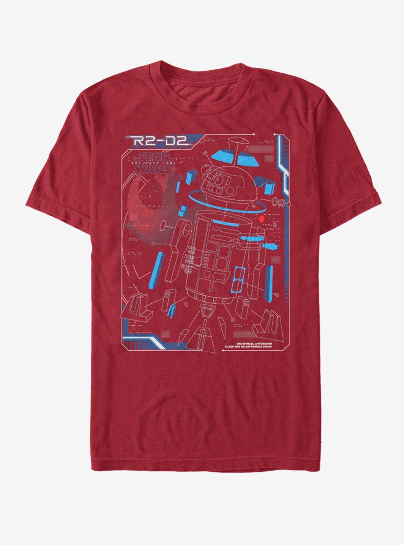 Star Wars R2-D2 Deconstruct T-Shirt, CARDINAL, hi-res