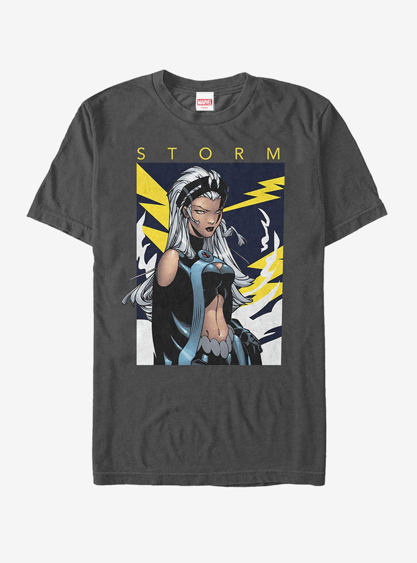 Marvel X-Men Storm Lightning T-Shirt, CHARCOAL, hi-res