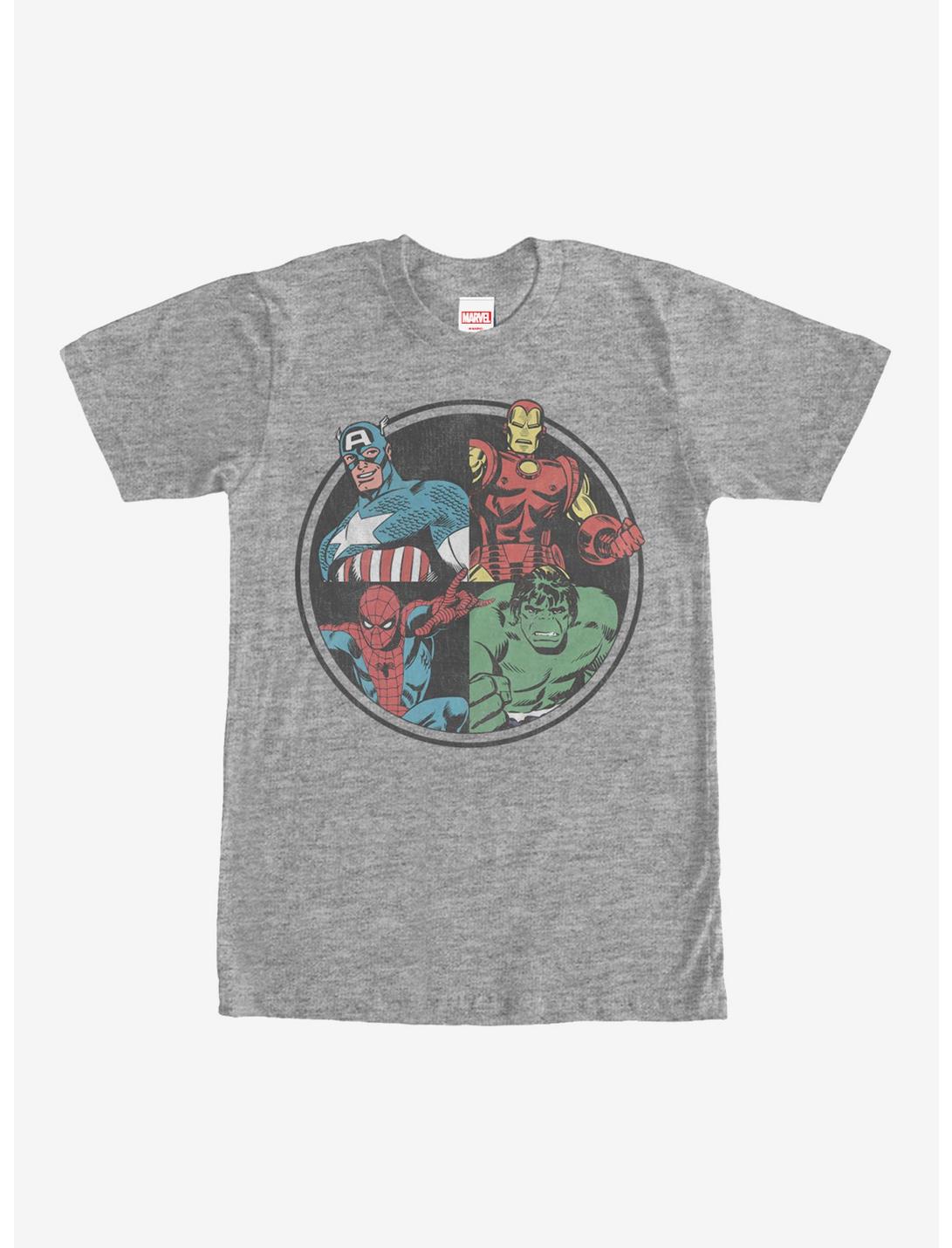 Marvel Avengers Circle T-Shirt, ATH HTR, hi-res
