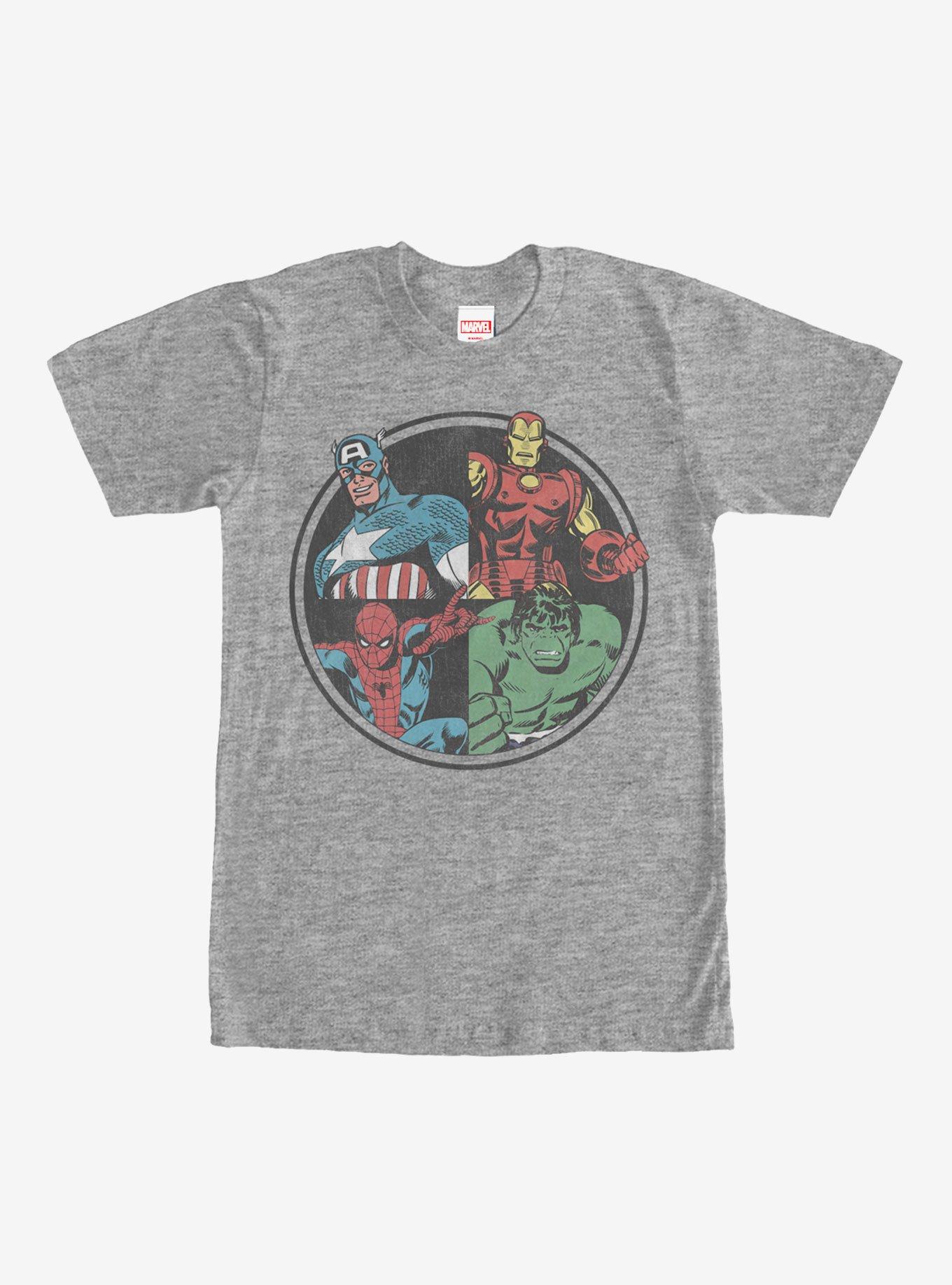 Marvel Avengers Circle T-Shirt, ATH HTR, hi-res