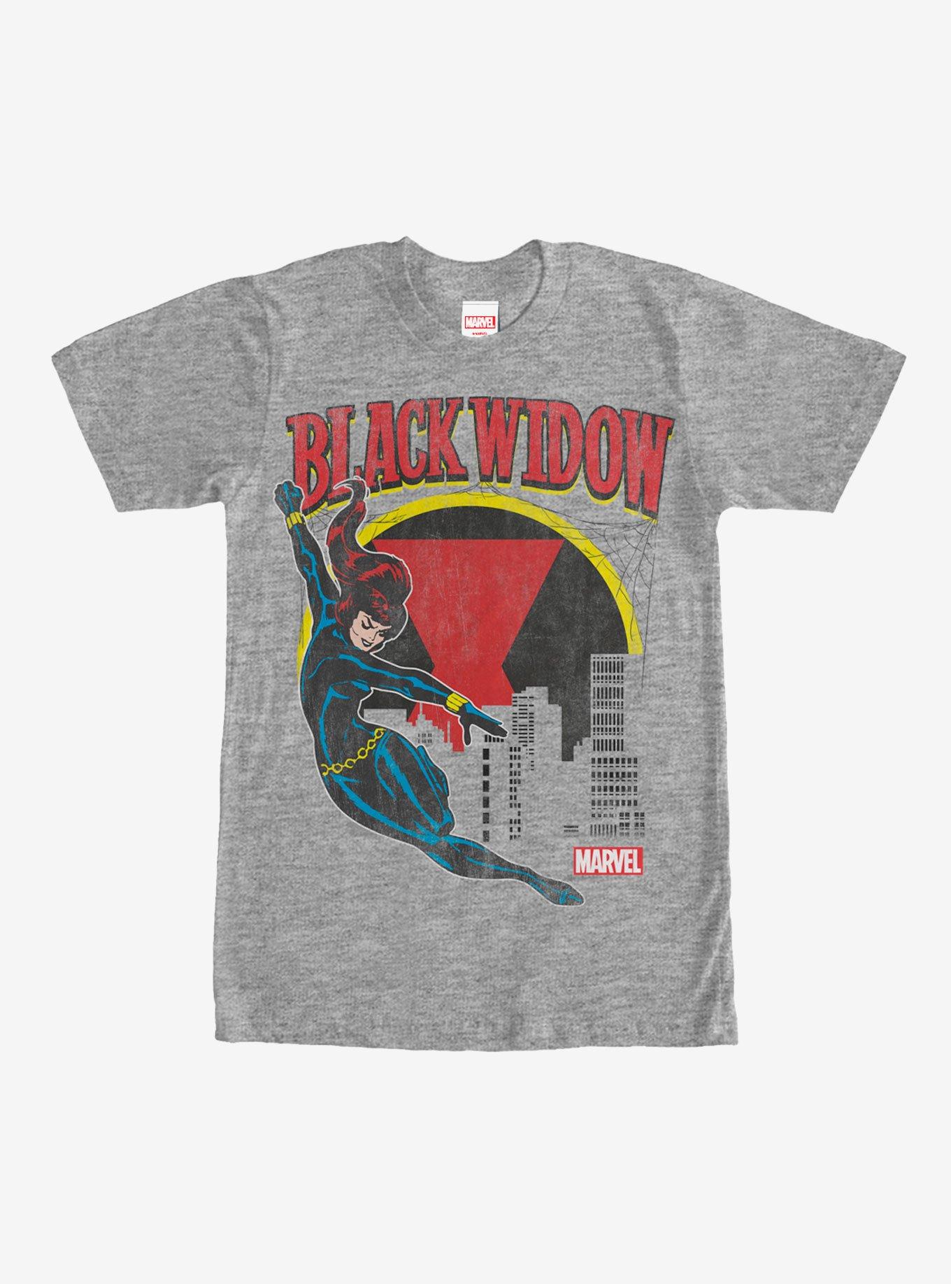 Marvel Black Widow Web Slinger T-Shirt, ATH HTR, hi-res