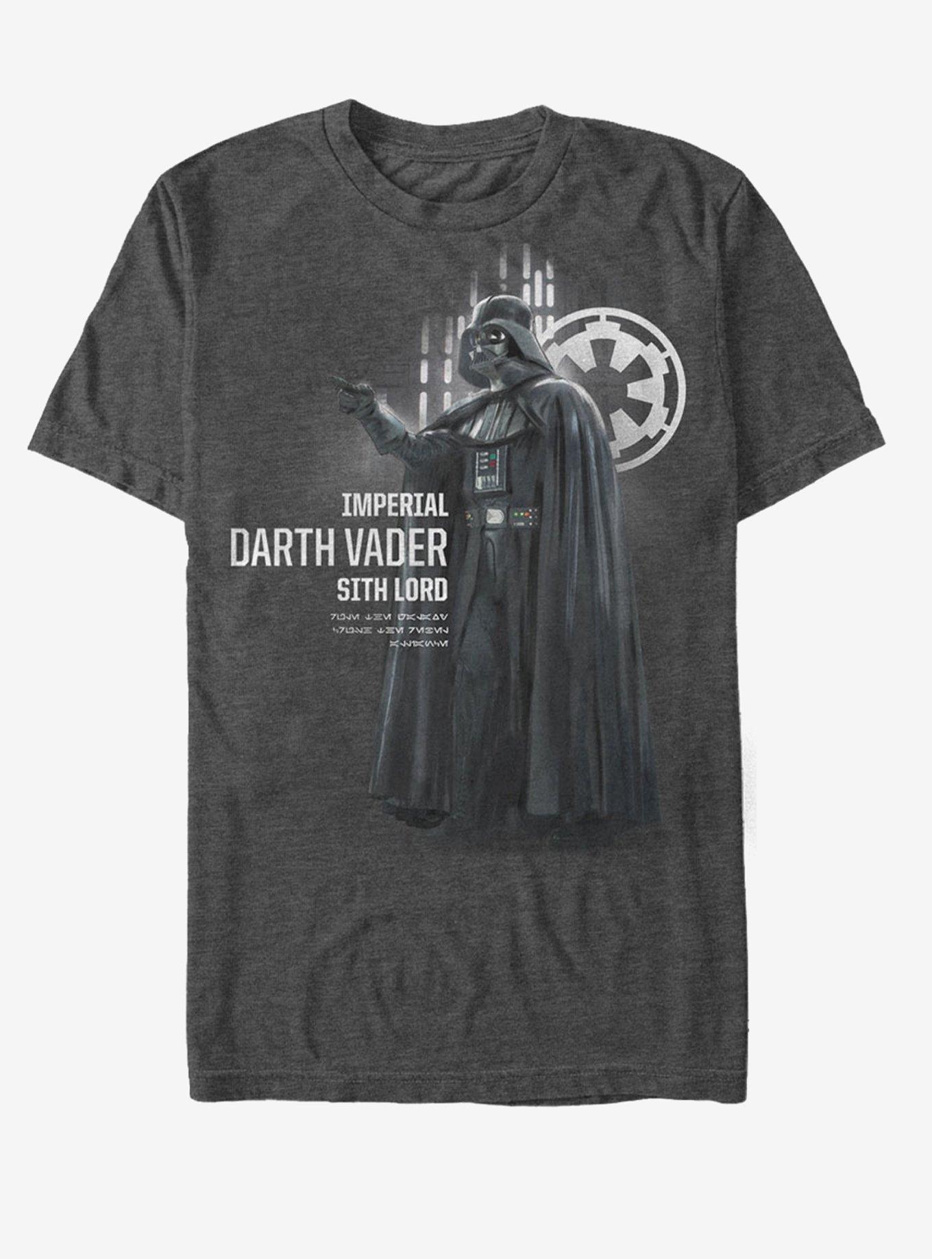 Star Wars Darth Vader Sith Lord T-Shirt, CHAR HTR, hi-res