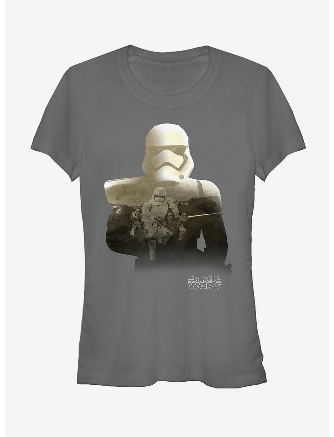 Star Wars Stormtroopers Attack Girls T-Shirt, CHARCOAL, hi-res