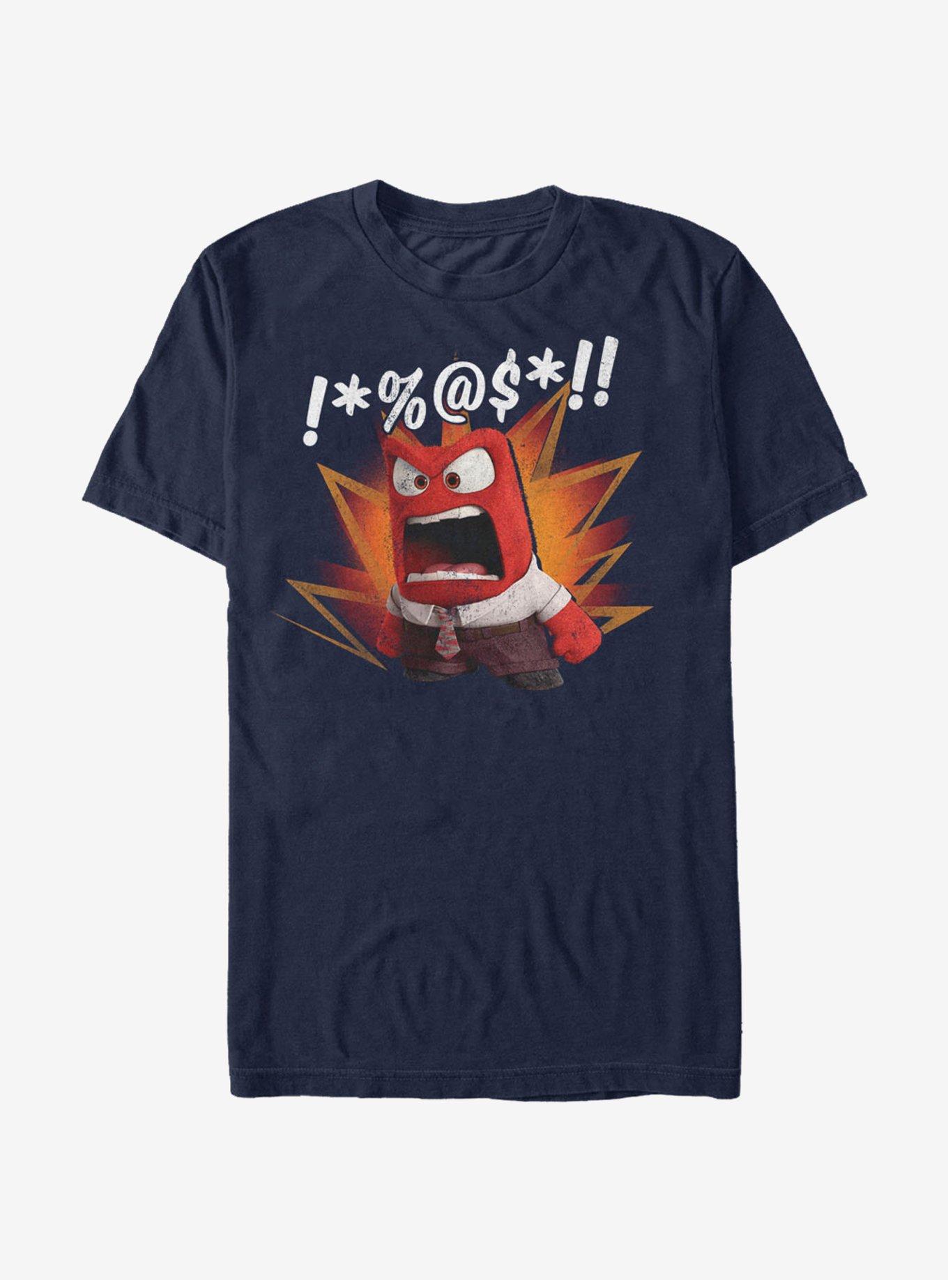 Disney Adult Shirt - Disney-Pixar Inside Out - Anger Tee