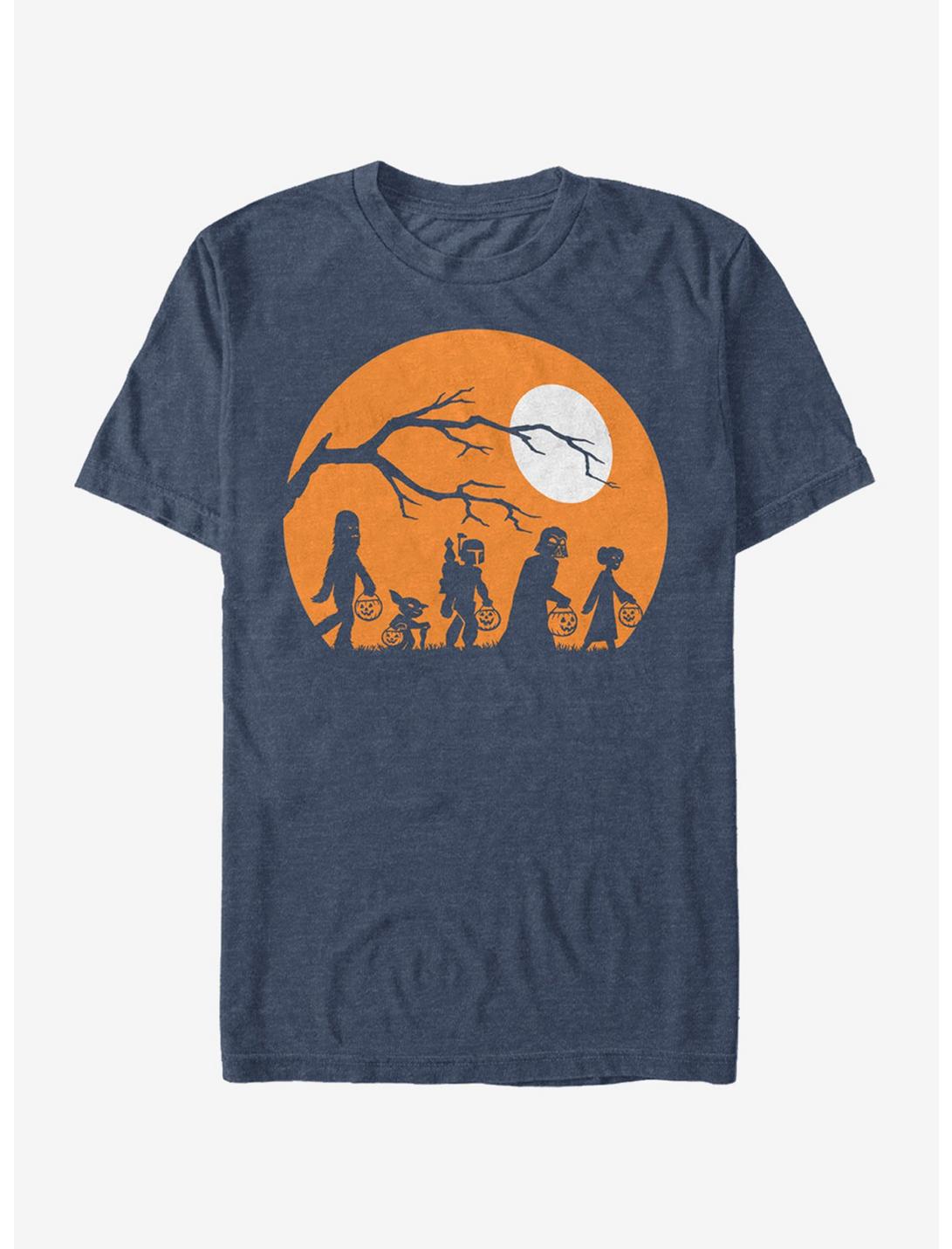 Star Wars Halloween Characters Trick or Treat T-Shirt, NAVY, hi-res
