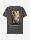 Marvel Avengers: Infinity War Groot Profile T-Shirt, CHAR HTR, hi-res