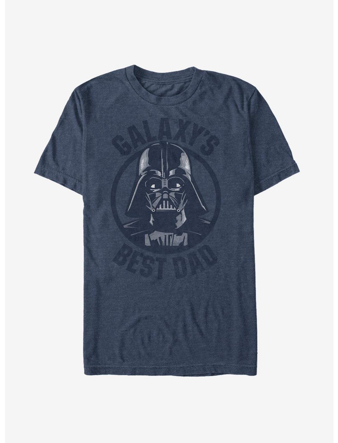 Star Wars Darth Vader Galaxy's Best Dad T-Shirt, NAVY HTR, hi-res