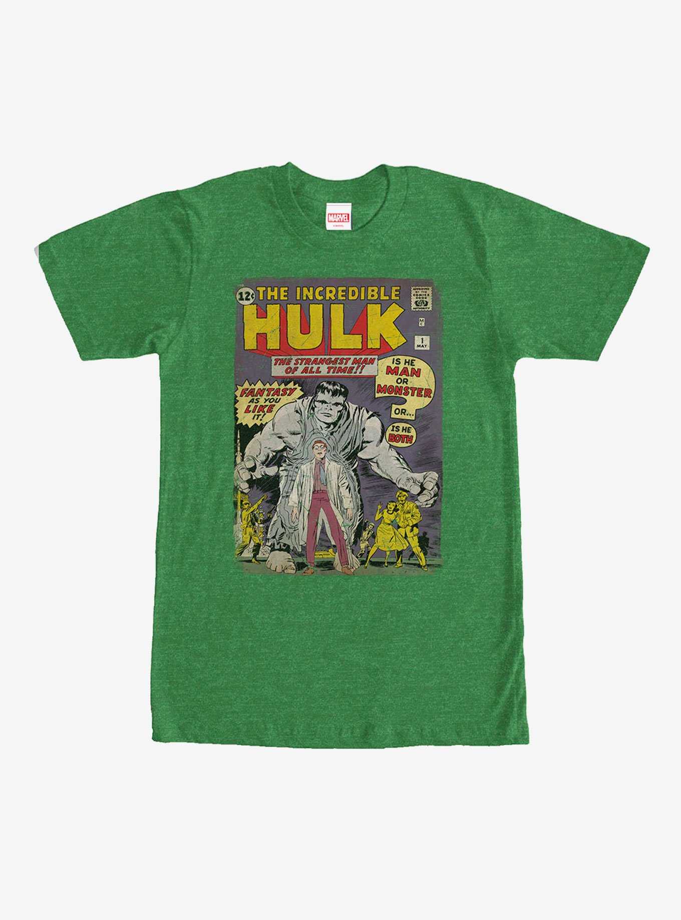 Marvel Hulk Comic Book Cover Print T-Shirt, , hi-res