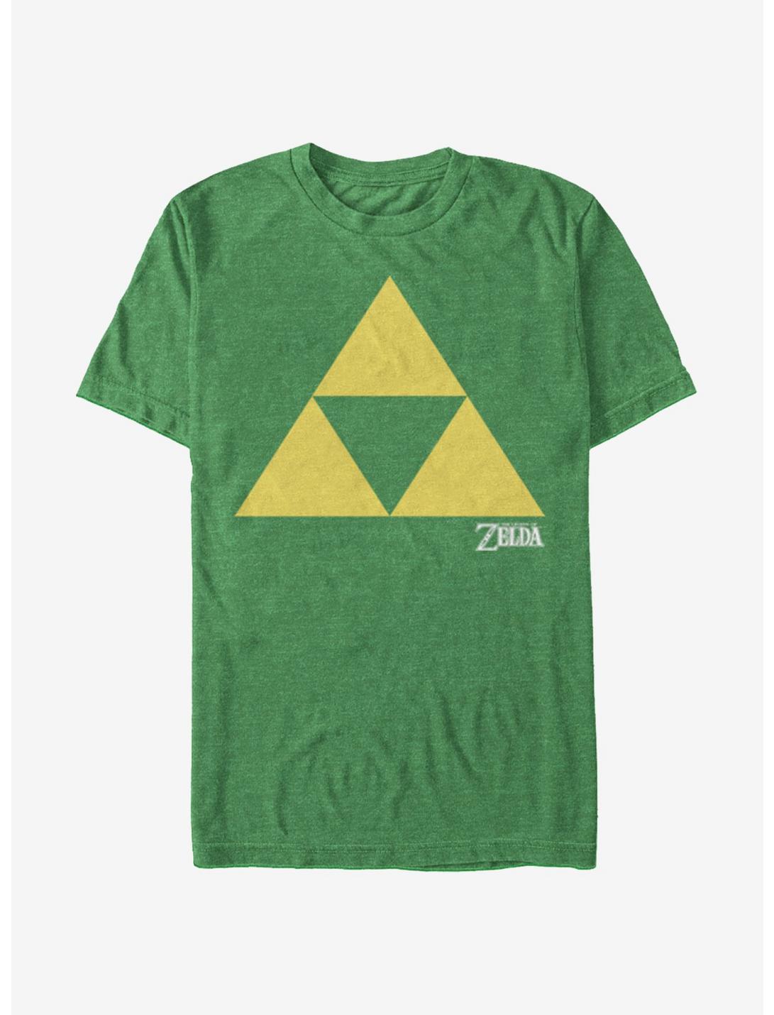 Nintendo Legend of Zelda Classic Triforce T-Shirt, KEL HTR, hi-res