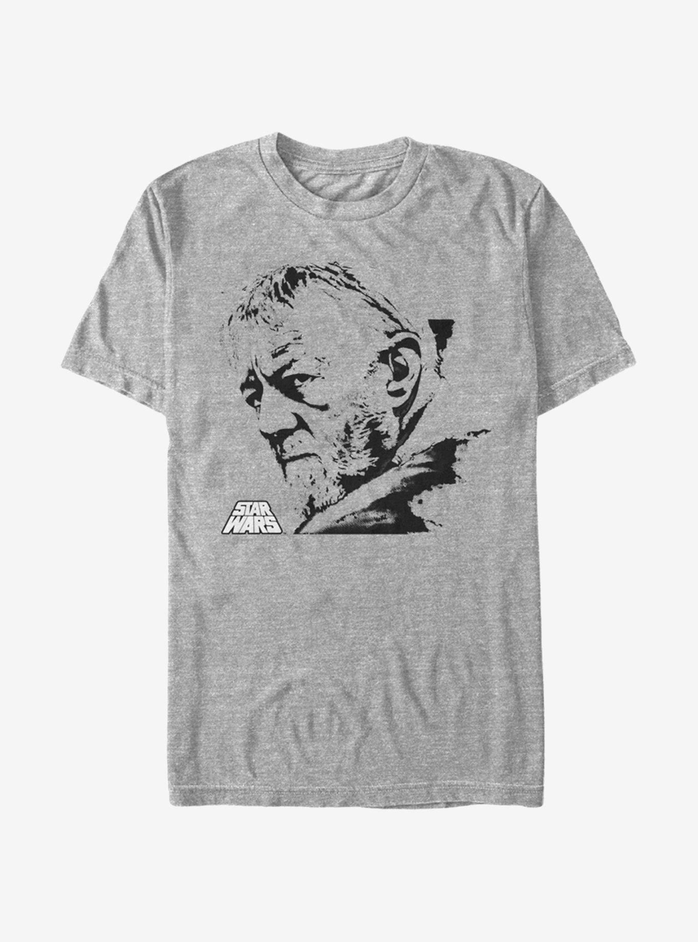 Star Wars Obi-Wan Kenobi Profile T-Shirt, ATH HTR, hi-res
