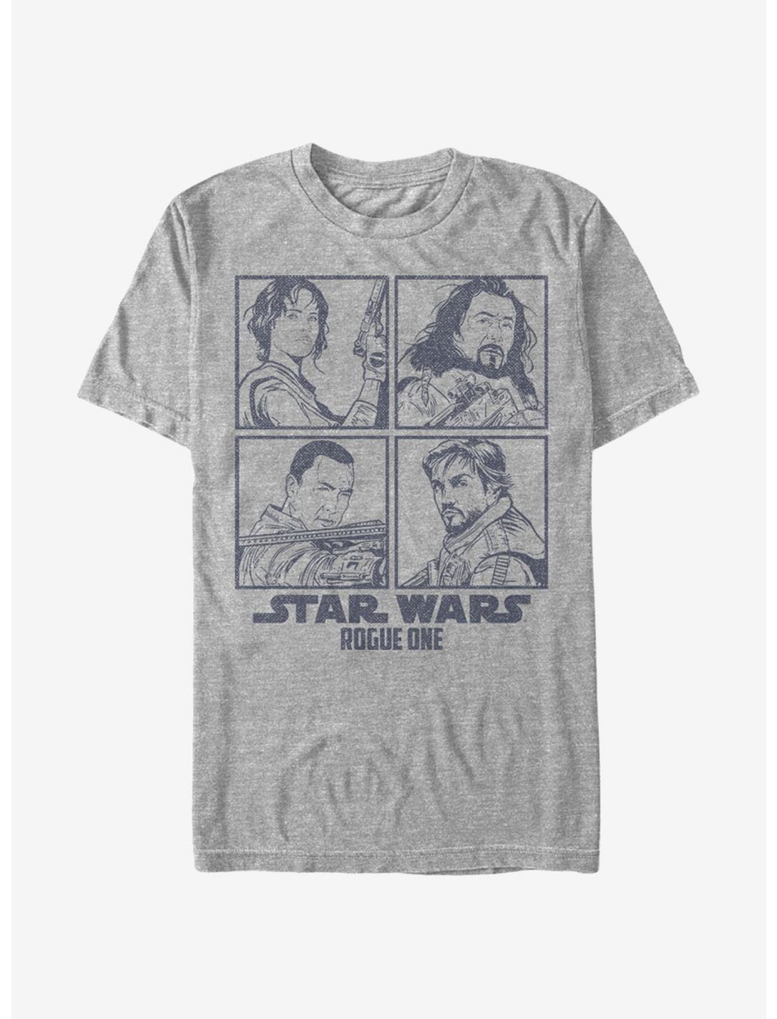 Star Wars Rebel Hero Square T-Shirt, ATH HTR, hi-res