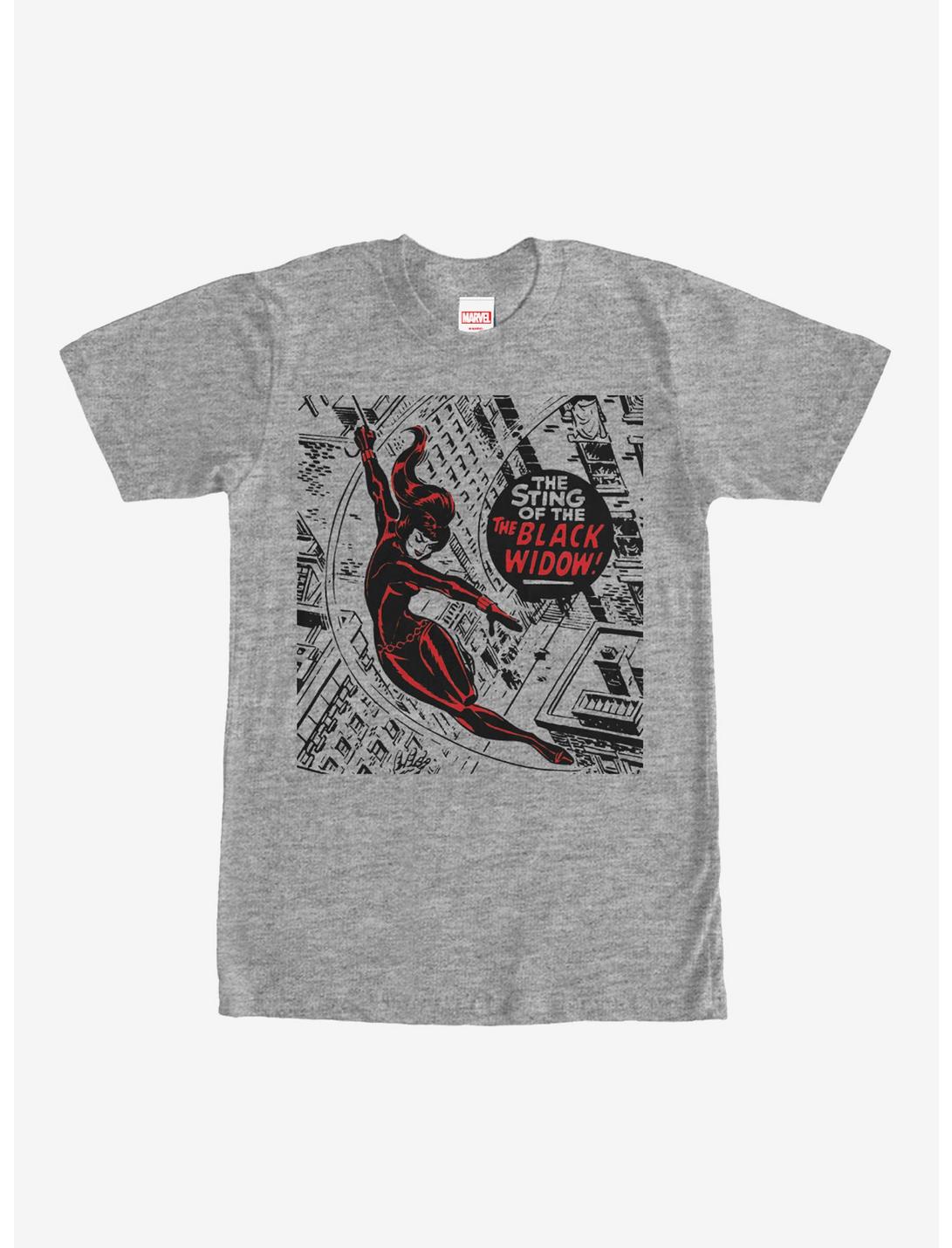 Marvel Sting of the Black Widow T-Shirt, ATH HTR, hi-res