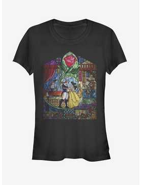 Disney Beauty And The Beast Stained Glass Girls T-Shirt, , hi-res