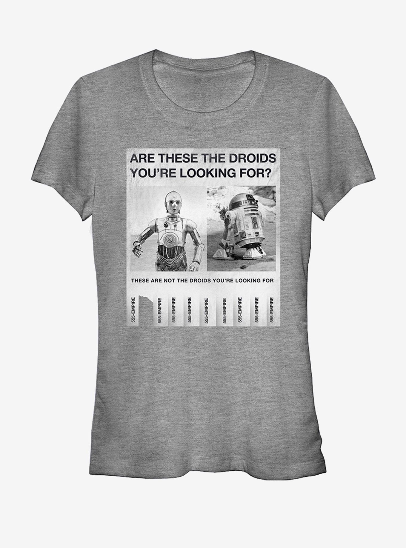 Star Wars Droid Poster Girls T-Shirt, ATH HTR, hi-res
