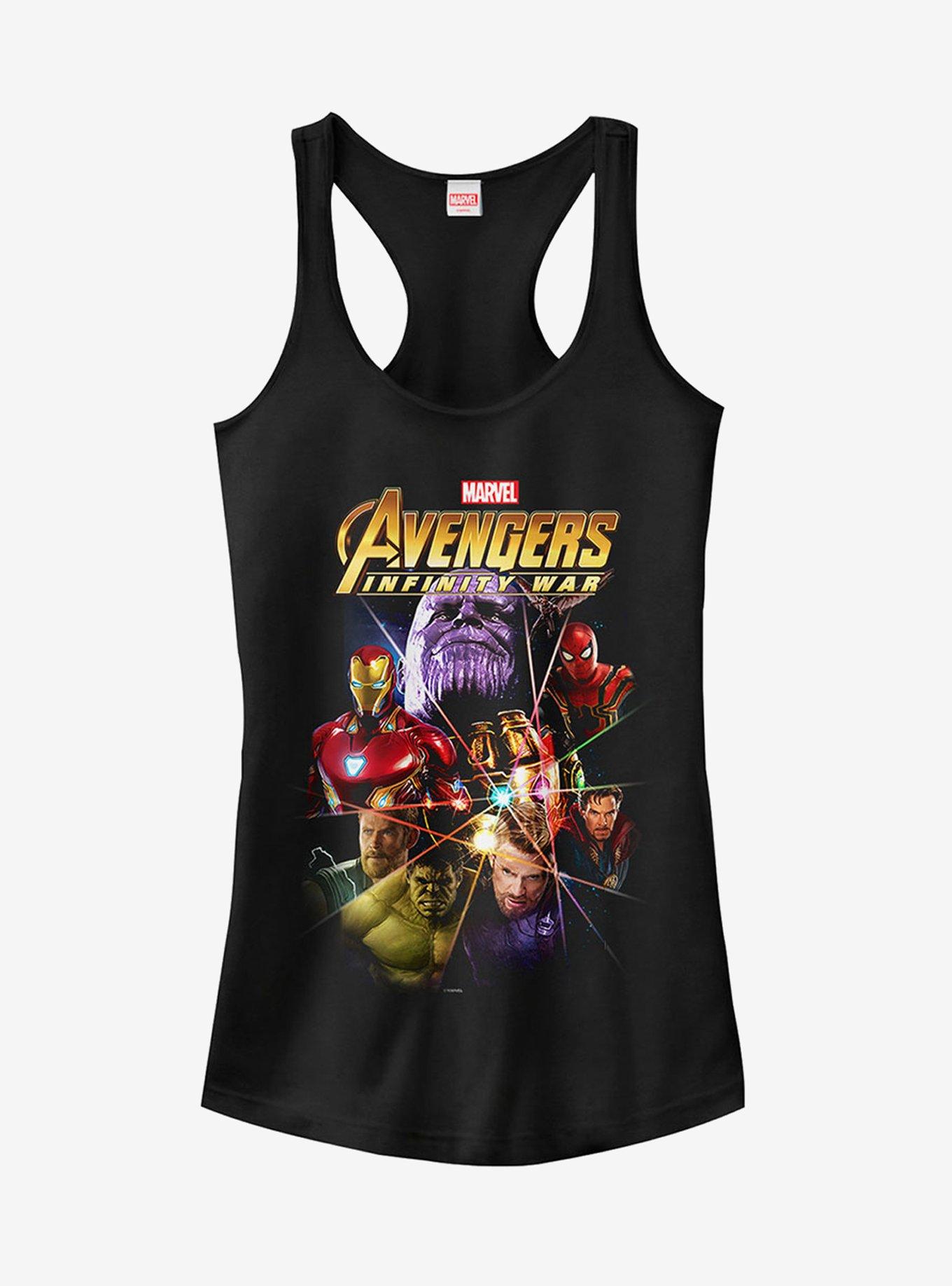 Marvel Avengers: Infinity War Prism Girls Tank, BLACK, hi-res