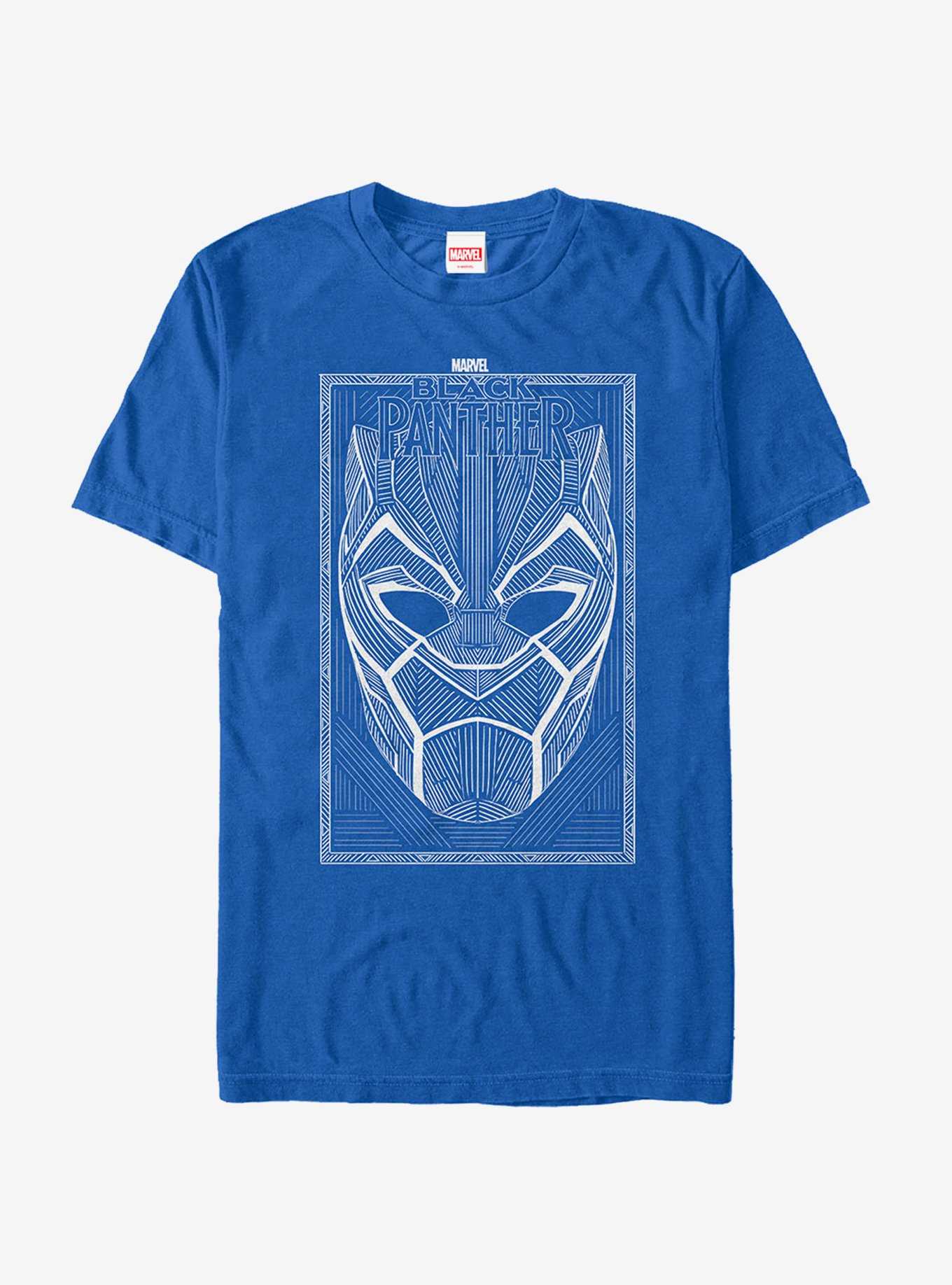 Marvel Black Panther 2018 Line Pattern T-Shirt, , hi-res