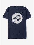 Peter Pan Fly Silhouette T-Shirt, NAVY, hi-res