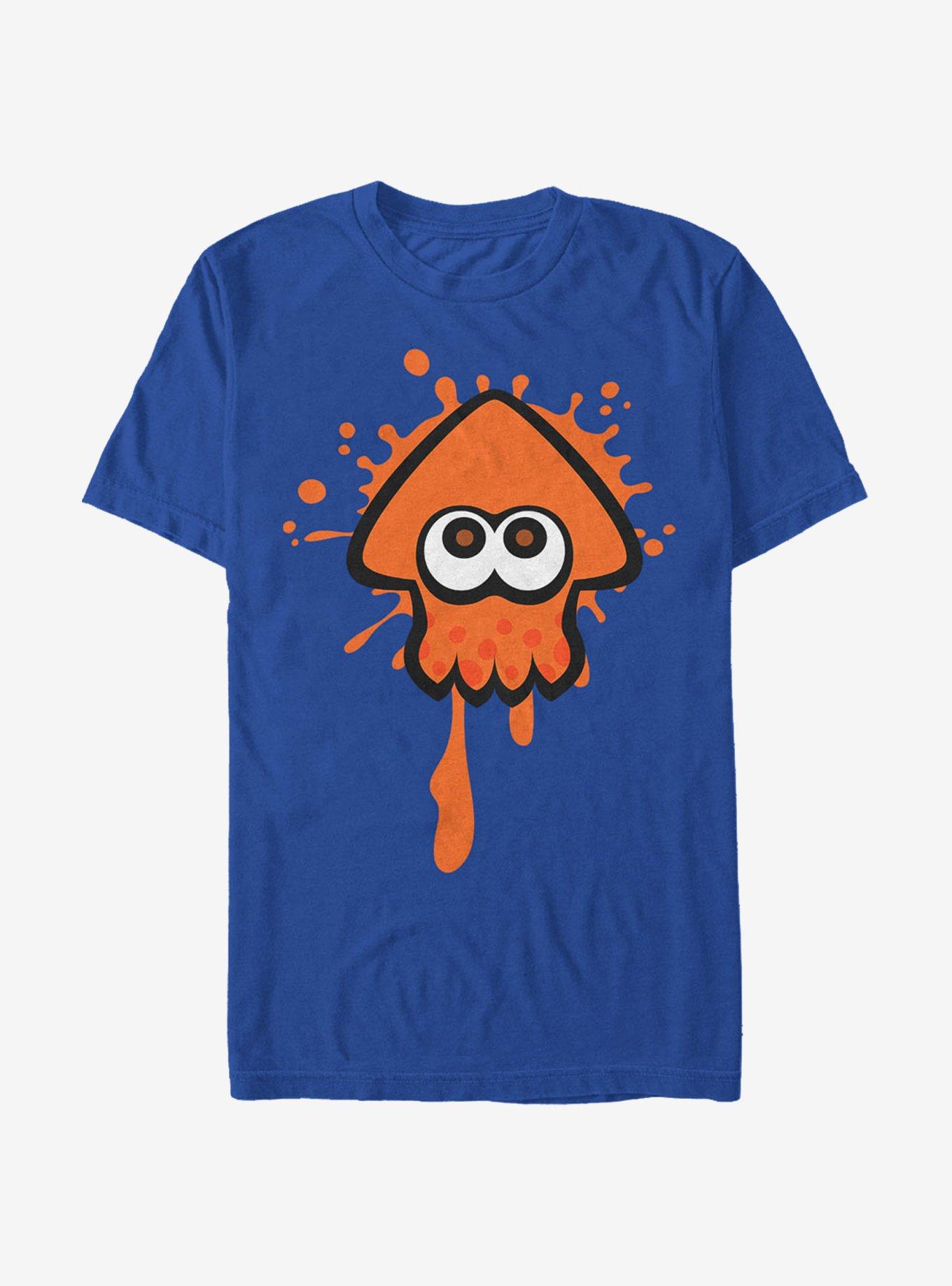 Nintendo Splatoon Orange Inkling Squid T-Shirt, ROYAL, hi-res