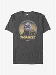 Marvel Avengers: Infinity War Thanos Retro T-Shirt, CHAR HTR, hi-res