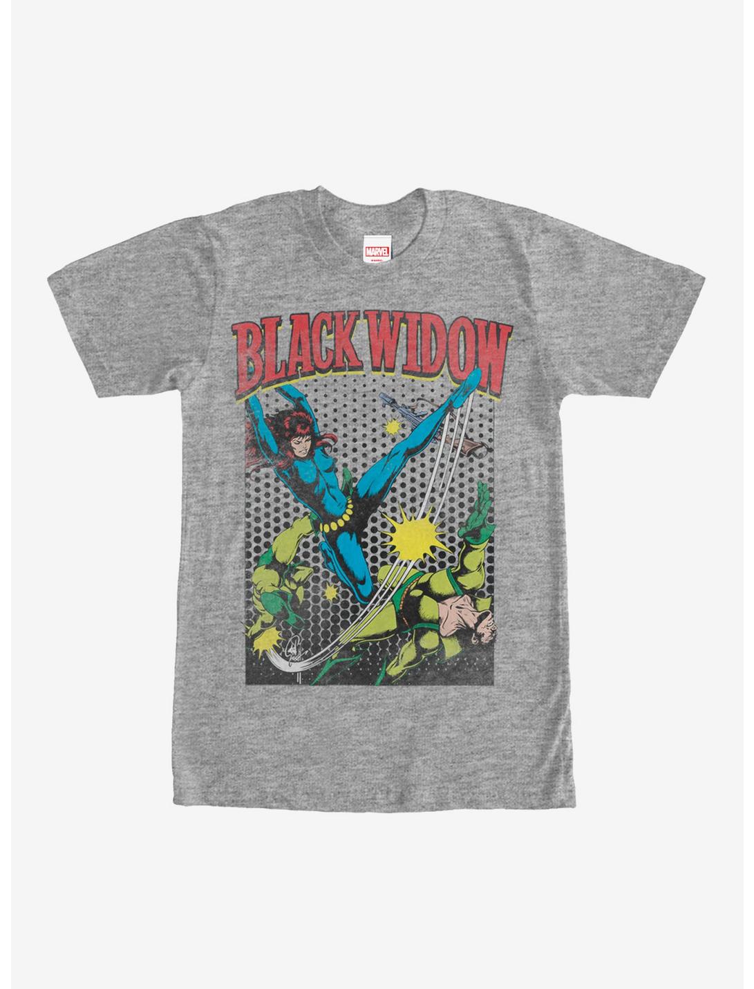 Marvel Black Widow Kick T-Shirt, ATH HTR, hi-res