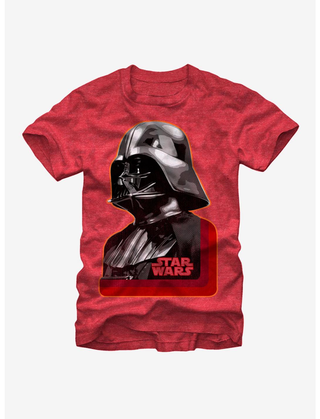 Star Wars Darth Vader Profile T-Shirt, RED HTR, hi-res