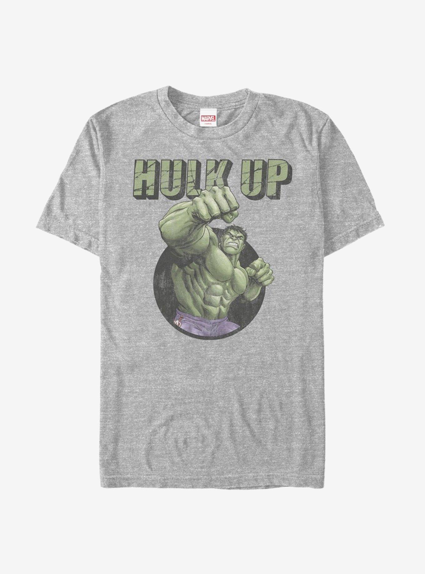 Marvel Hulk Up Bulk Up T-Shirt, ATH HTR, hi-res