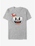 Cuphead Smile Portrait T-Shirt, ATH HTR, hi-res