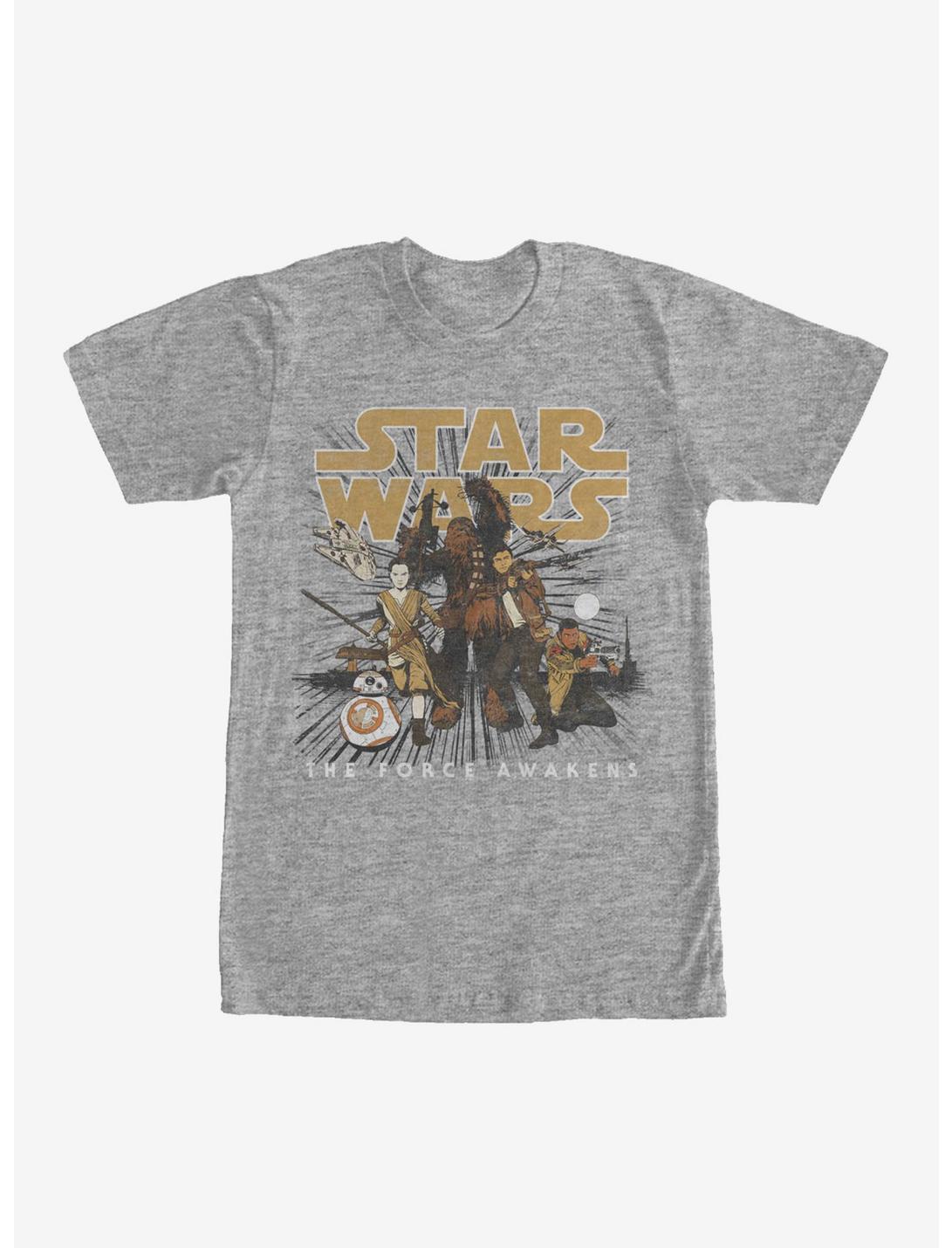 Star Wars Episode VII The Force Awakens Resistance Crew T-Shirt, ATH HTR, hi-res