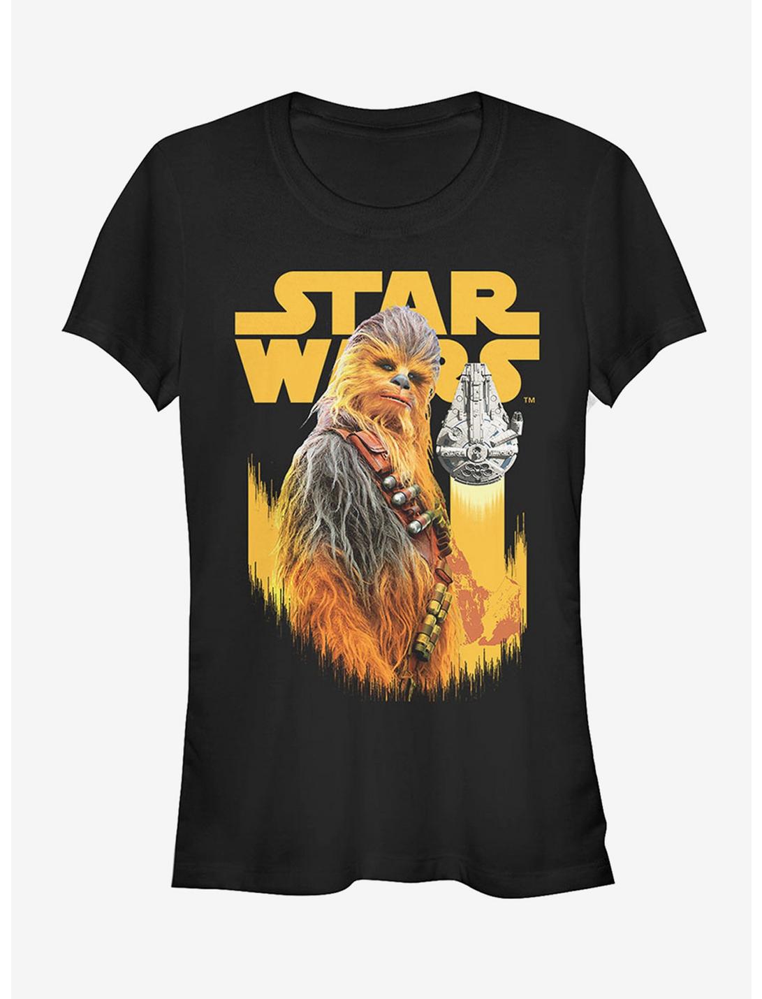 Star Wars Chewie Pose Girls T-Shirt, BLACK, hi-res