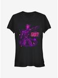 Marvel Guardians of the Galaxy I am Groot Girls T-Shirt, BLACK, hi-res