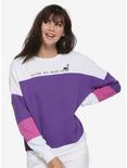 Disney Alice In Wonderland Cheshire Cat Color-Block Sweater, MULTI, hi-res
