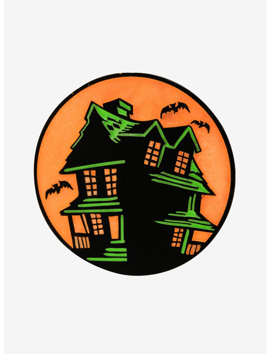 Beistle Haunted House Enamel Pin, , hi-res
