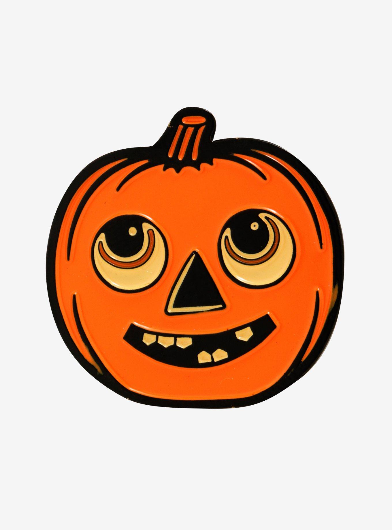 Beistle Jack-O-Lantern Enamel Pin, , hi-res