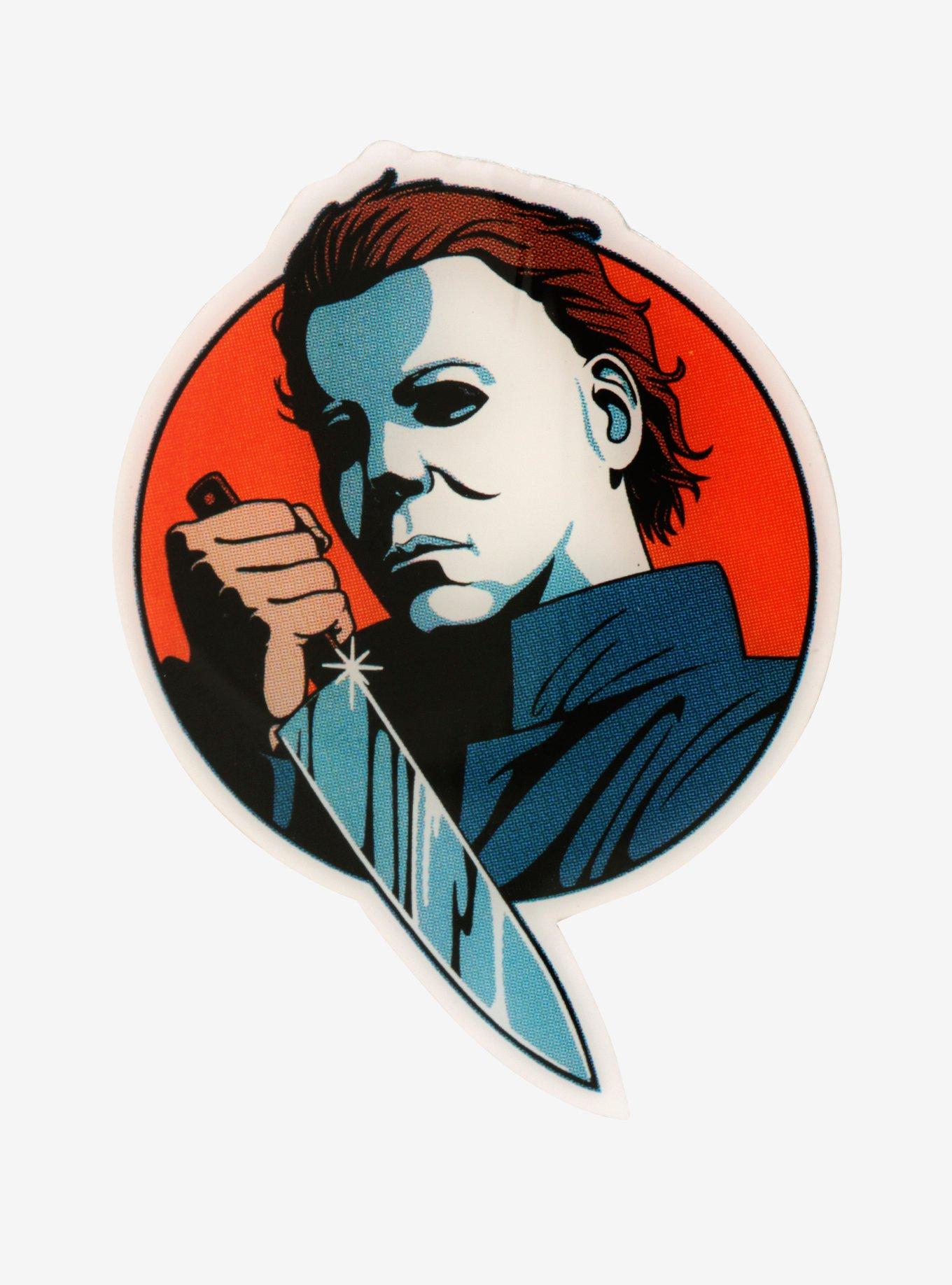 Halloween Michael Myers Enamel Pin, , hi-res