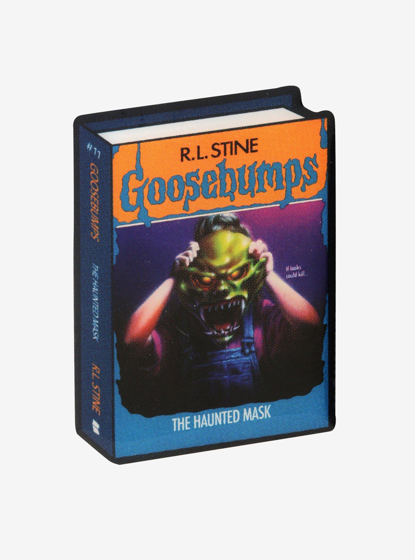 Goosebumps The Haunted Mask Book Cover Enamel Pin, , hi-res
