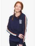 Disney Lilo & Stitch Rainbow Taped Hoodie - BoxLunch Exclusive, NAVY, hi-res