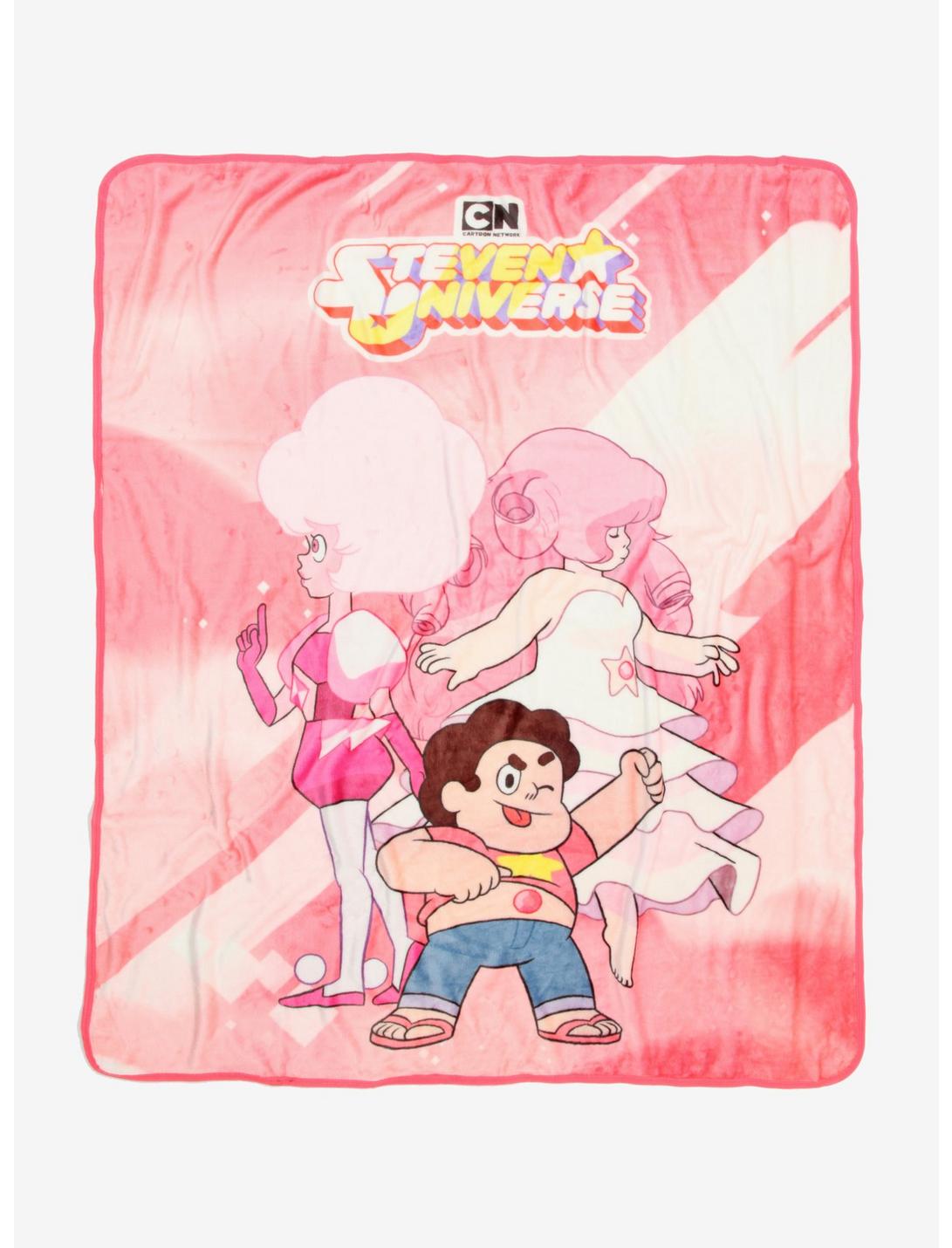 Steven Universe Rose Quartz Pink Diamond Throw Blanket, , hi-res
