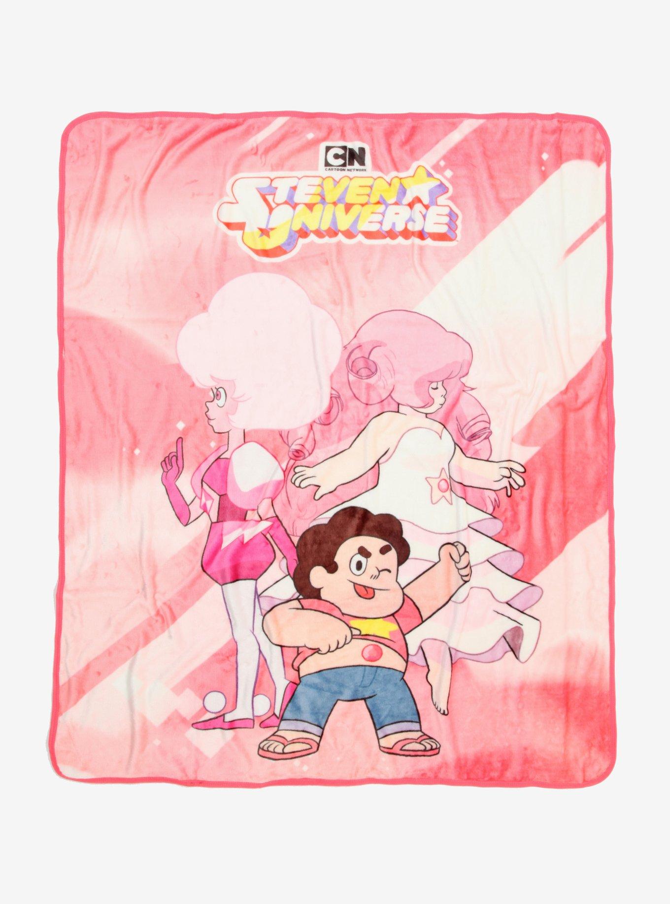 Steven Universe Rose Quartz Pink Diamond Throw Blanket, , hi-res