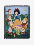 Disney Snow White And The Seven Dwarfs Illustration Tapestry Throw Blanket, , hi-res