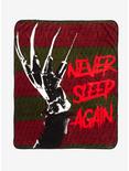 A Nightmare On Elm Street Never Sleep Again Throw Blanket, , hi-res