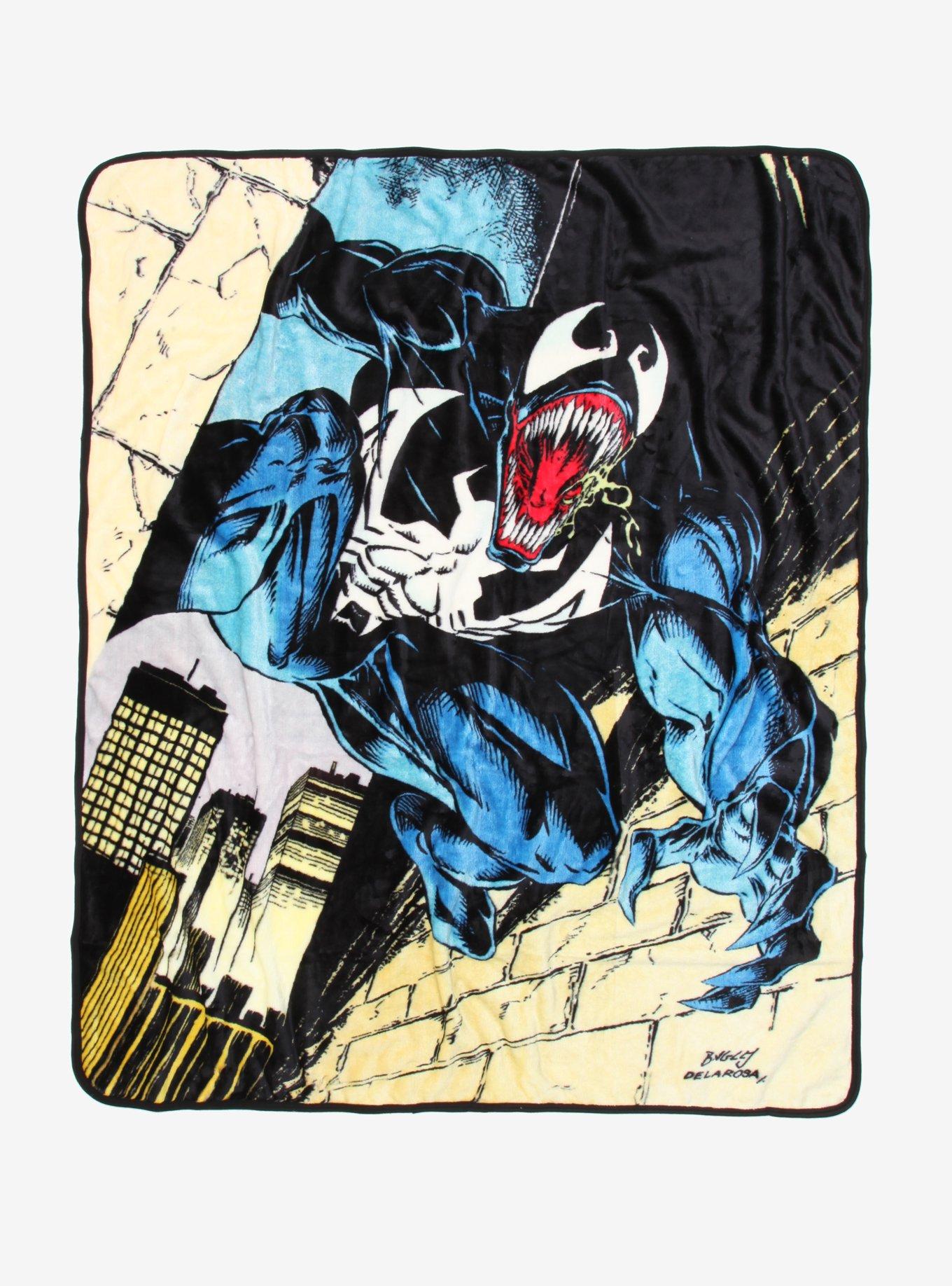 Marvel Venom City Throw Blanket