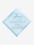Unicorn On Board Auto Decal, , hi-res