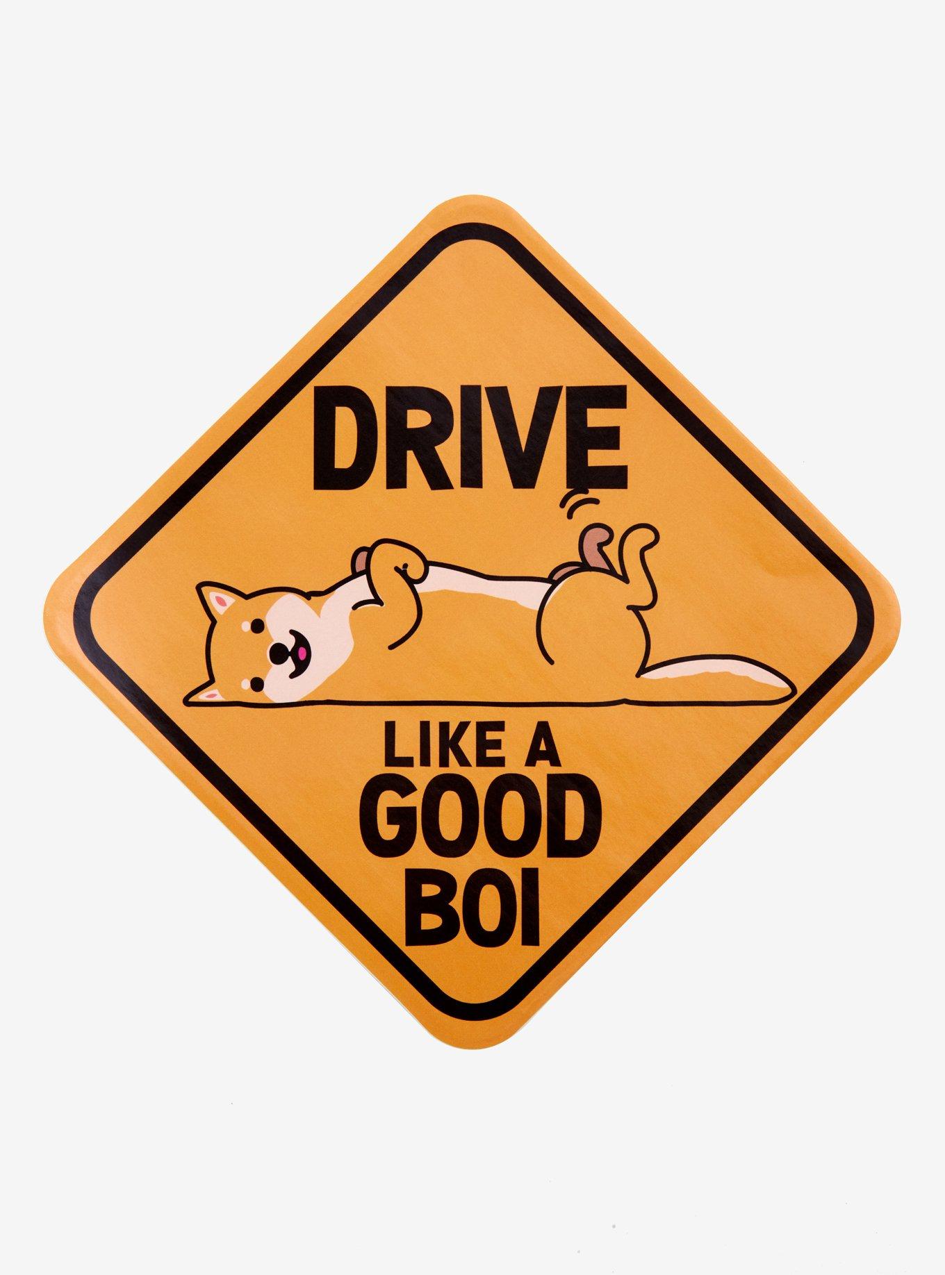 Doggo Drive Like A Good Boi Auto Decal, , hi-res