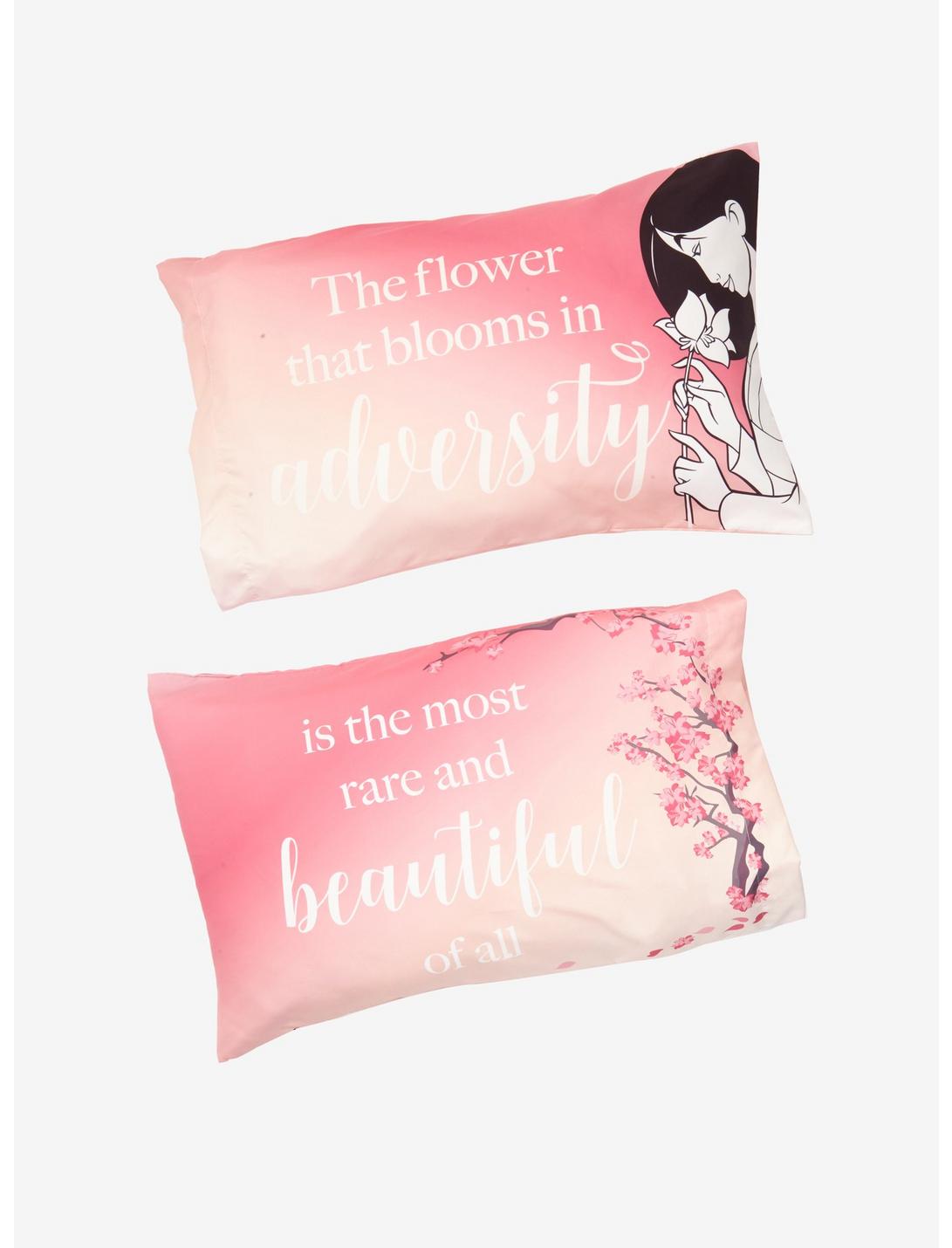 Disney Mulan Blooming Flower Pillow Case Set, , hi-res