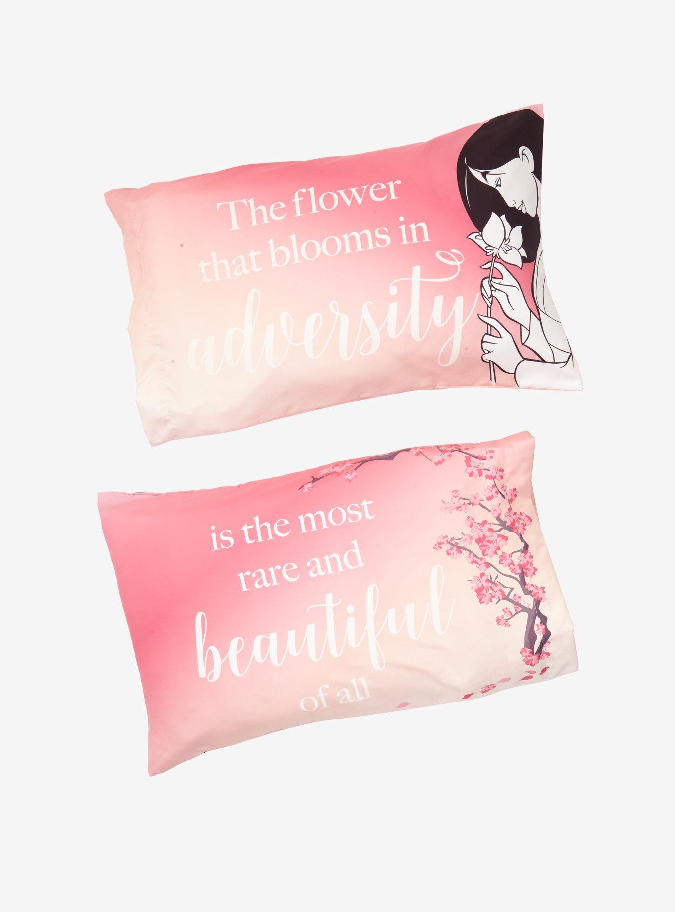 Disney Mulan Blooming Flower Pillow Case Set, , hi-res