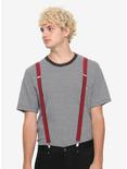 Burgundy Suspenders, , hi-res